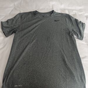 Nike Men's Heather Gray Dri-FIT Tee